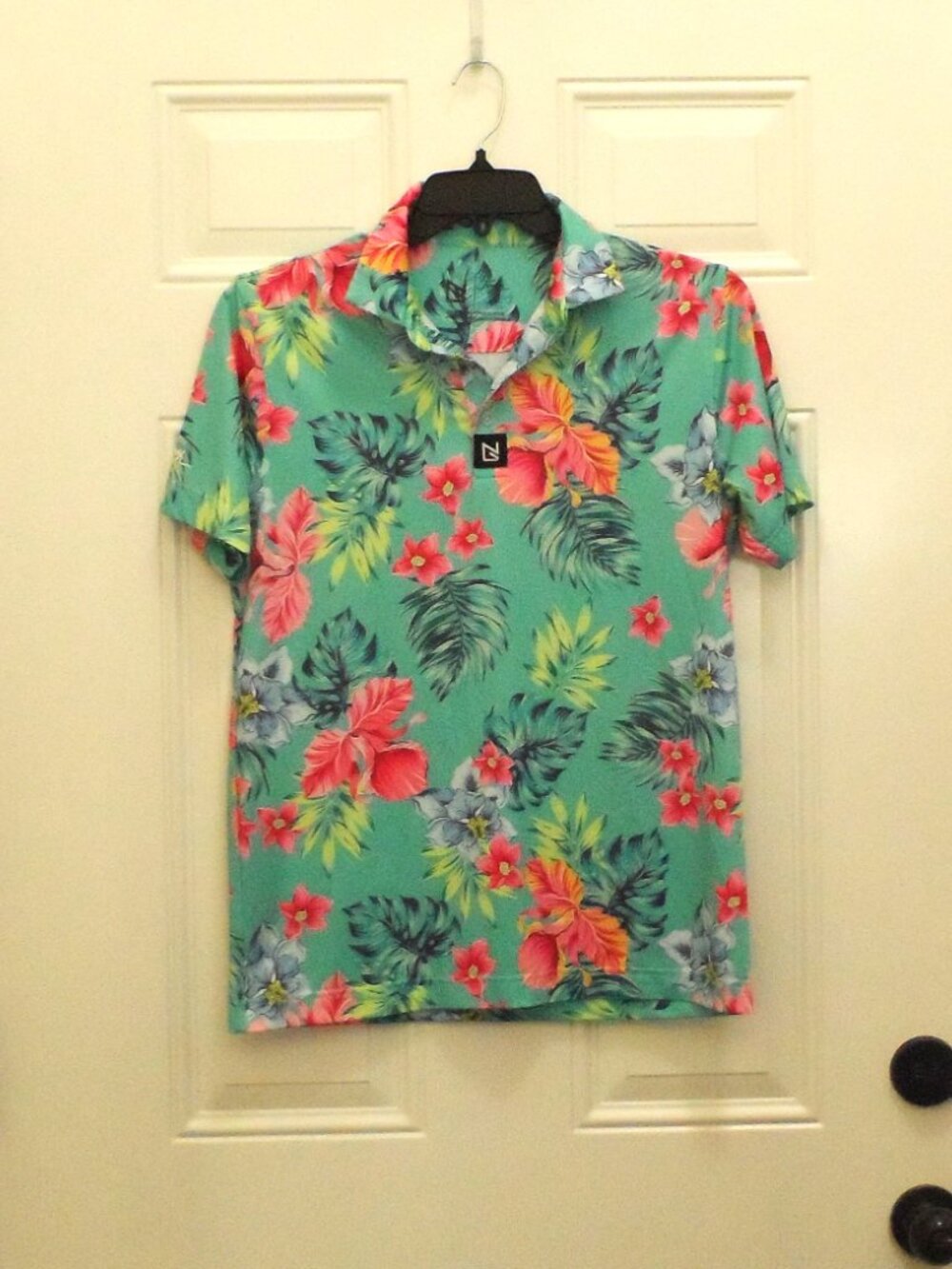 North Golf Gear Men's Botanic Short Sleeve Polo
